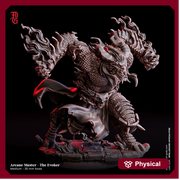 Tiefling Wizard Evoker, Warlock,Sorcerer | 28mm, 32mm,54mm, 75mm,100mm Scale  Player Character Mini-D&D 5e Pathfinder Figurine Flesh of Gods - Only-Games