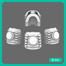 Cyber Samurai V7 Bushi Shoulder Pads Type A