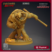 Tortle Monk PC or NPC | 28mm, 32mm,75mm Scales | Dungeons and Dragons | Pathfinder |Clay Cyanide - Only-Games