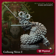 Naga Guardian, Halfblood Yuan-ti | 28mm, 32mm,54mm,75mm,100mm Scales | Dungeons and Dragons 5e figure | Pathfinder | Archvillain Games - Only-Games