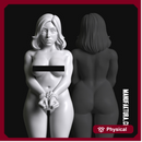 Sub Series 121f - Naked & Bound Female Prisoner Slave
