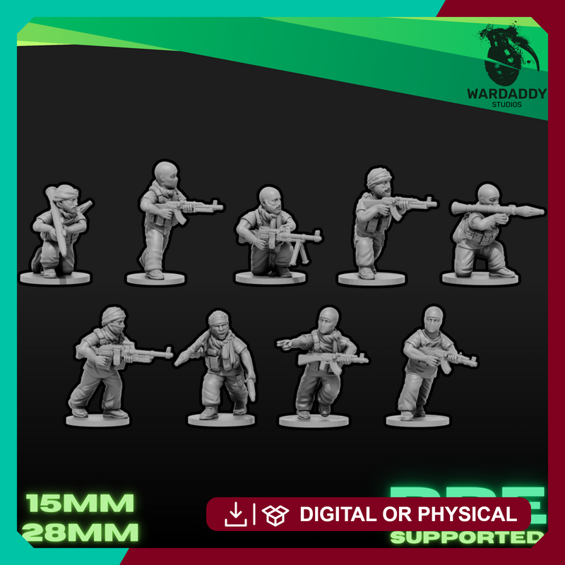 Modern Middle Eastern Insurgents Weapons Group (28mm)