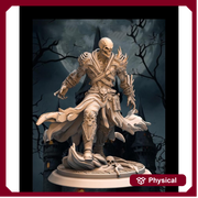 Undead Lich, Demon Fiend Miniature | 28mm,32mm,54mm,75mm,100mm Scales | Dungeons & Dragons figure gift idea DnD 5e | Pathfinder 2e | - Only-Games