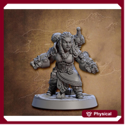 Halfling Gnome Artificer PC NPC DnD 5e | Resin Miniature | Dungeons & Dragons | 28mm,32mm.54mm,75mm Scales | Pathfinder |Artisan Guild - Only-Games