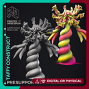 Taffy Construct - Candy Monster -  PRESUPPORTED - Illustrated and Stats - 32mm scale