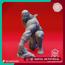Grimlock - Bone Dagger  - Tabletop Miniature (Pre-Supported)