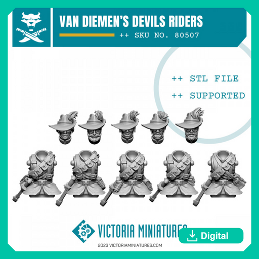 Van Diemens World Devils Riders x5 - Only-Games