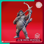 Deep Gnome Archer - Tabletop Miniature (Pre-Supported) - Only-Games