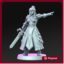 Fate - Female knight - 32mm - DnD