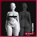Sub Series 100b - Naked & Kneeling Female Prisoner Slave