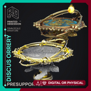 Discus Orrery - Scenery Model -  PRESUPPORTED - Illustrated and Stats - 32mm scale