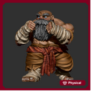 (0232) Male dwarf shaolin monk muai thai boxe fighter