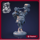 Grimdur The Cleric - Action Pose