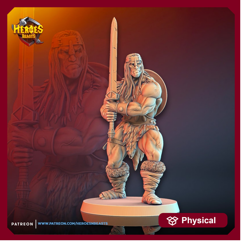 Barbarian fighter ( Conan style)