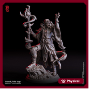Male Elf Wizard, Warlock, Sorcerer PC NPC | 28mm, 32mm,54mm, 75mm, 100mm Scale Resin Mini | Dungeons & Dragons 5e| Flesh of Gods - Only-Games