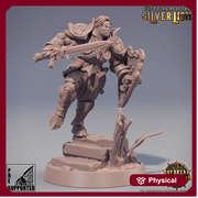 Paladin | Female Paladin  | Miniature | Heavy Armor | Dungeons and Dragons | 28mm Scale | 32mm scale | Pathfinder | D&D | - Only-Games
