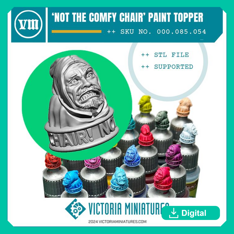 'Not the Comfy Chair' Paint topper swatch - Only-Games