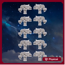 White Fangs Hunters Pistols Set x10