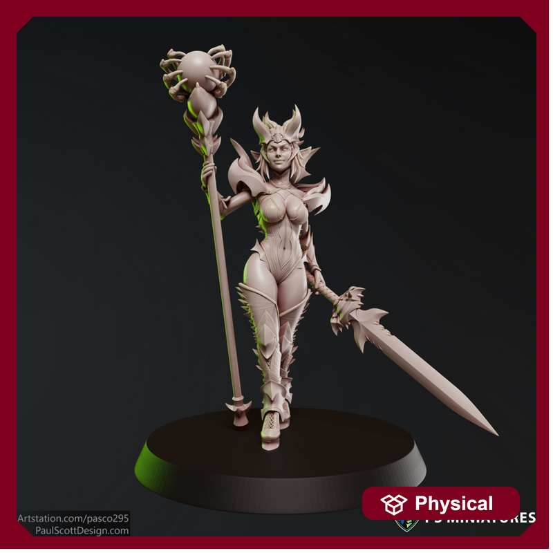 Drow Sorceress Elite Pose 2