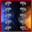 Princeps Cohort Plasma Pistols Set x10