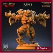 Owlfolk Druid Cleric | 28mm, 32mm,54mm, 75mm,100mm Scales | Resin | Dungeons and Dragons | Figure for painting |Pathfinder |Clay Cyanide - Only-Games