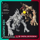 Gnophkeh - The Wondering Desert -  PRESUPPORTED - Illustrated and Stats - 32mm scale
