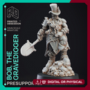 The Grave Digger- Undead Hero - Pre supported - 32mm scale