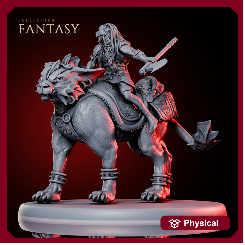 Hunter W/ Tiger Companion - Only-Games