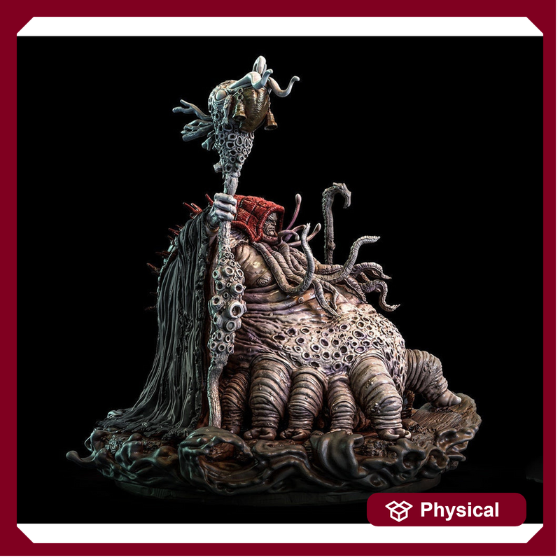 Demon Devil  Abyssal High Priest |  28mm, 32mm, Scales Huge, Gargantuan | Dungeons and Dragons 5e | Pathfinder | Figurine | DnD5e Mini | - Only-Games