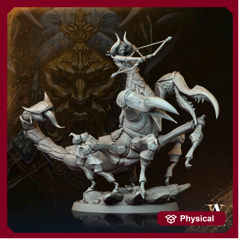 Female Tlincallis, Manscorpions, Scorpion folk | 28mm.32mm,54mm,75mm Scale | D&D 5e Miniature | Dungeons and Dragons | Archvillain Games - Only-Games