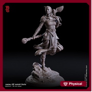 Female Elf Druid Wizard, Cleric PC NPC | 28mm, 32mm,54mm, 75mm, 100mm Scale Resin Mini | Dungeons and Dragons| Flesh of Gods - Only-Games