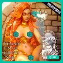 Kizandi Pin Up 75mm (NSFW Version) Pre-Supported - STL only