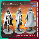 Demon Hybrid Sanza - Demon Hybrid Warrior - 75mm + 35mm Scale