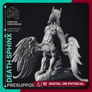 Death Sphinx - Undead Creature - 32mm scale - D&D - Presupported