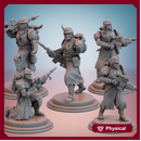 Cult Guard. Cult Guardsmen (Heavy Blaster Rifles).