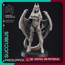 Succubus - Medium Fiend - PRESUPPORTED - 32mm Scale