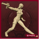 Glamorous Spacepunk Kate - Action! Pinup