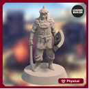 Empire of Jagrad Soldier with Sword - Pose 1 - 3D printable miniature – STL file