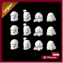 (Legion) 12x Clone Special Units Helmets