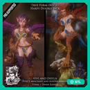 Vivi And Dyla - True Form - Pose 2 Double Pack (NSFW) - STL only