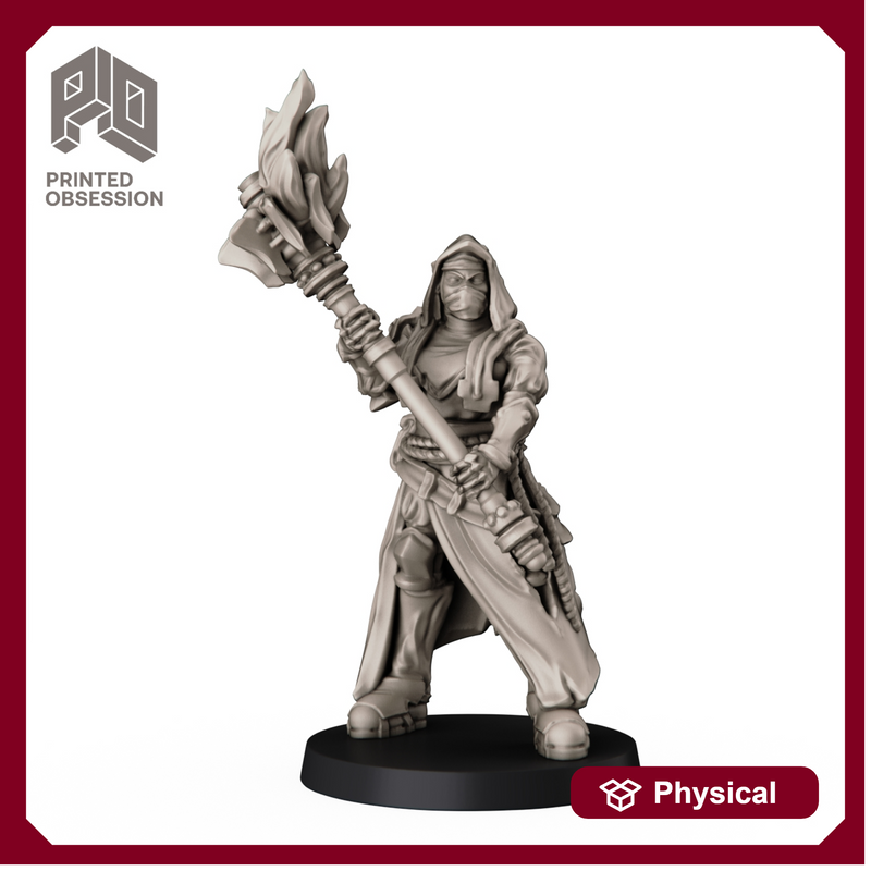 Battle Nuns - Flaming Mace - Only-Games