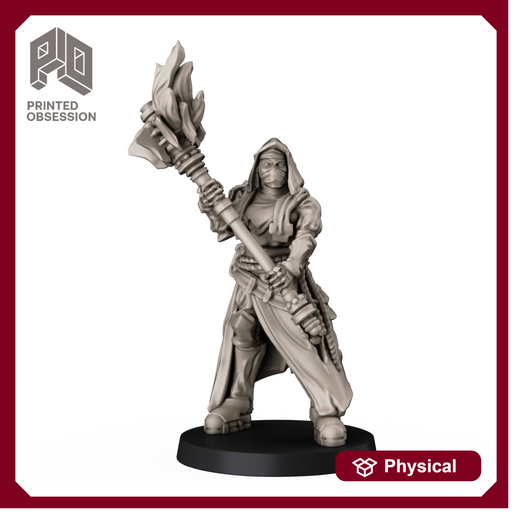 Battle Nuns - Flaming Mace - Only-Games