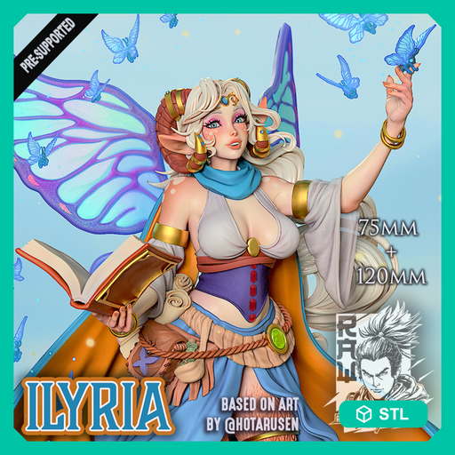 Ilyria - Satyr PinUp - STL only - Only-Games