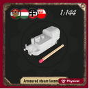 1/144 Armoured steam locomotive