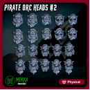 Pirate Orc Heads