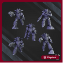 White Megalodon Clan Storm Squad with Jetpacks x5