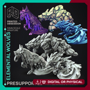 FREE Elemental Wolves - Pack 2 - 32 mm scale