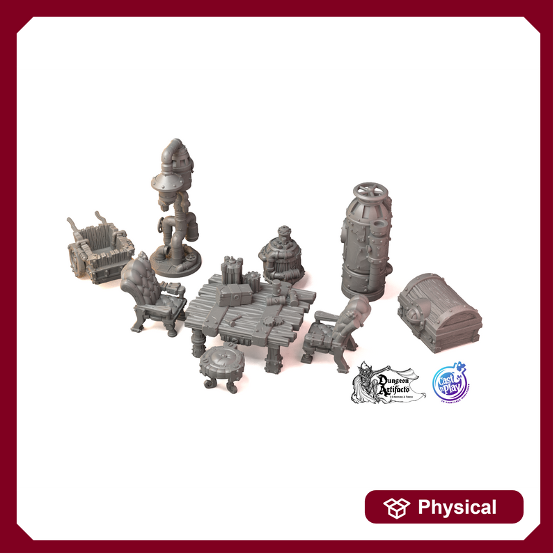 Laboratory Furniture - Insane Inventions - CastNPlay Wargaming D&D DnD