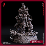 Wizard Enchanter, Warlock, Sorcerer | 28mm, 32mm,54mm,75mm,100mm Scale | Player Character Mini-D&D 5e Pathfinder Figurine | Flesh of Gods - Only-Games