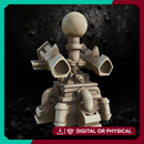 Nebula Control Node - Sci-Fi Objective Terminal STL for Wargaming